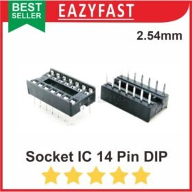 Socket IC 14P 14 P Pin Kaki DIP Skinny Soket Rumah Dudukan Adapter