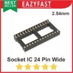 Socket IC 24P 24 P Pin Kaki DIP Wide Soket Rumah Dudukan Adapter