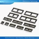 Socket IC 16P 16 P Pin Kaki DIP Round Swiss Gold Soket Dudukan Adapter - Image 2