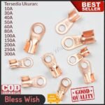 Skun Kabel Bulat Ring Kepala Aki Accu Motor Mobil Tembaga Copper Sekun - Image 2