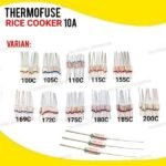 Thermofuse Magic Com Jar 100 105 115 135 C 10A Thermal Thermo Fuse - Image 2