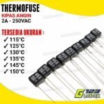 Thermofuse Kotak Kipas 135 C 135C 2A 3A 2 3 A Thermal Thermo Fuse - Image 3