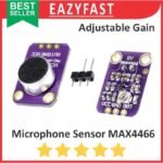 Modul Sensor Mic Microphone MAX4466 Adjustable Audio Amplifier Gain