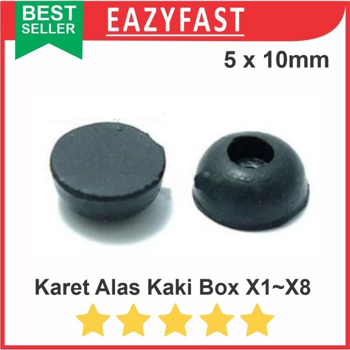ginee_20251002113557555_0586106255.jpeg Kaki Karet Alas Box Plastik ABS X Series X1-X8 Dudukan Rubber Feet - Image 1