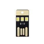 Lampu USB LED Mini Simple Compact Emergency Lamp Keychain 3 Titik - Image 3