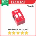 DIP Slide Switch 2 P 2P Pin Ch Channel Saklar Geser Mini Toggle PCB