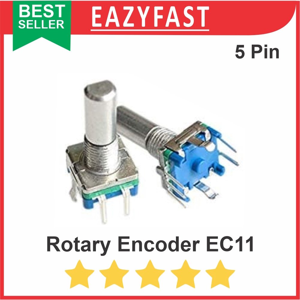 ginee_20251003104837028_1639900117.jpeg Rotary Encoder EC11 5 Pin 20mm Digital Switch - Image 1