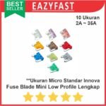 Fuse Blade Mini Micro Low Lengkap Skring Sekring Tancap Mobil Innova