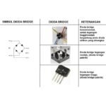 Dioda Kiprok Bridge 4A 4 A Ampere Diode Rectifier KBP410 KBJ408 Jembatan Penyearah AC DC Sisir Meja Kotak KBU KBP KBJ KBL GBU GBJ KBPC 406 407 408 410 - Image 3