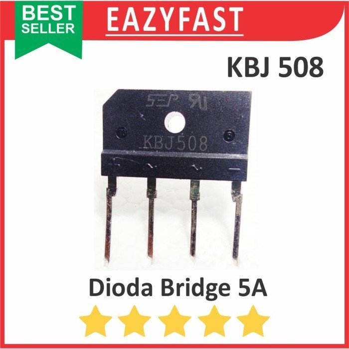 ginee_20251003121037699_3639432683.jpeg Dioda Kiprok Bridge 5A 5 A Ampere Diode Rectifier KBJ508 Jembatan Penyearah AC DC Sisir Meja Kotak KBU KBP KBJ KBL GBU GBJ KBPC 506 507 508 510 - Image 1