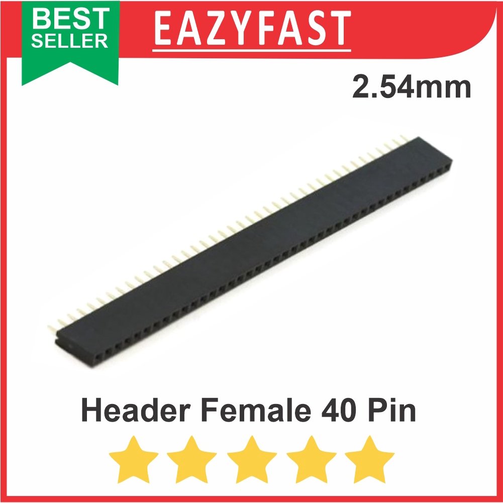 ginee_20251003162713196_5225886837.jpeg Pin Header Female Betina Row PCB 1x40 2.54mm - Image 1