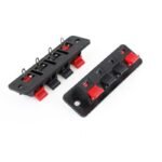 Audio Terminal Jepit Capit Kabel Speaker 4 Pin Jalur Box Salon Ampli - Image 2