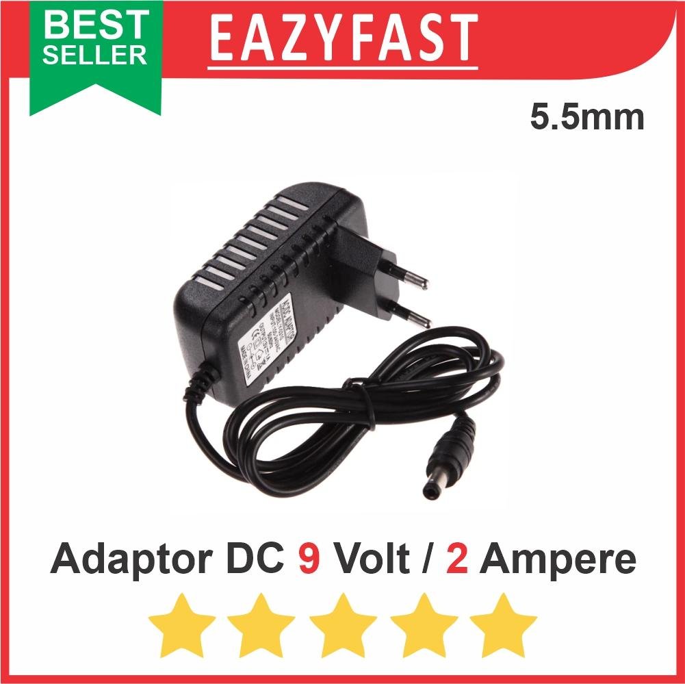 ginee_20251007155852043_1491737187.jpeg Adaptor DC 9V 2A 5.5mm 9 V Volt 2 A Ampere PSU Power Supply Trafo - Image 1