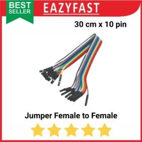Kabel Jumper Cable Dupont 30 cm x10 Female Female Arduino Breadboard