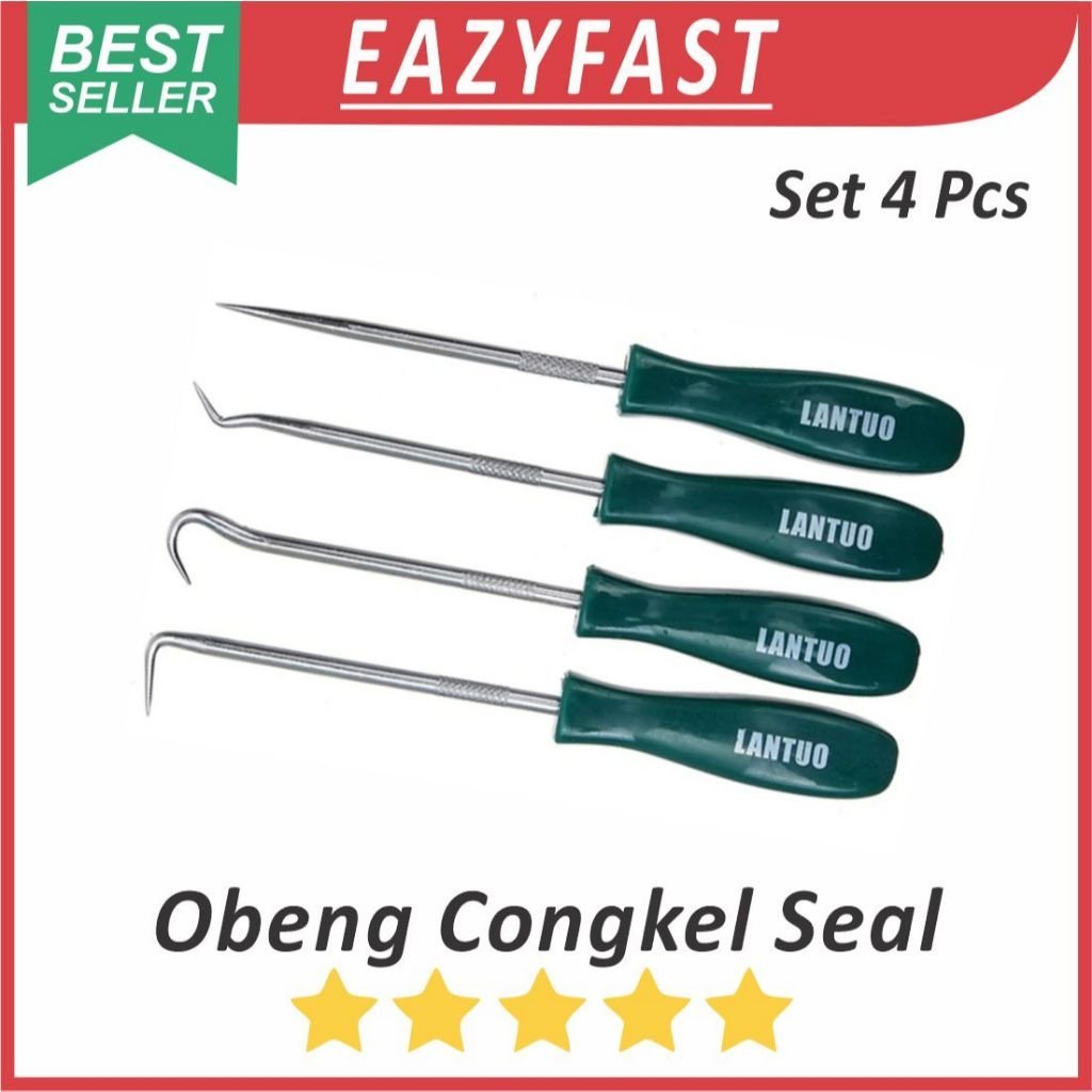 ginee_20251023113745728_0745451660-1.jpeg Obeng Congkel Kail Cungkil Pelepas Seal Roler O Ring Oring Set 4 Pcs - Image 1