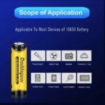 Baterai 18650 Flat Top DoublePow 1200mAh Lithium Ion Li-Ion Batu Batre Cas Ces Charge Recharge - Image 3
