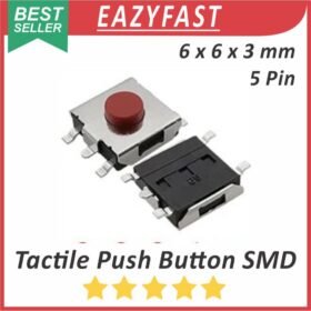 Tactile Push Button Switch Key SMD 6x6x3mm 4P 5P 4 5 Pin Kaki 6 x 6 x 3 3.1 mm Saklar Tombol Tact Micro