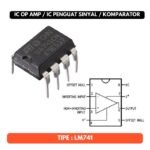 IC Op Amp LM741 UA741 LM UA 741 CP CN DIP Transistor Chip Operational Amplifier Ampli Comparator OpAmp - Image 3