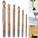 Mata Bor Gergaji Drill Bit Saw HSS Set 6 pcs 3-8mm Titanium Coated - Image 2