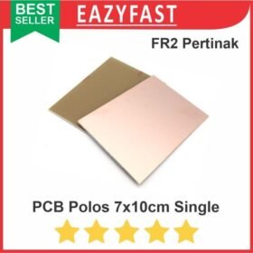 PCB Polos 7x10 7x10cm Single Layer Side Sisi Papan Pertinak FR2