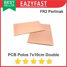 PCB Polos 7x10 7x10cm Double Layer Side Sisi Papan Pertinak FR2