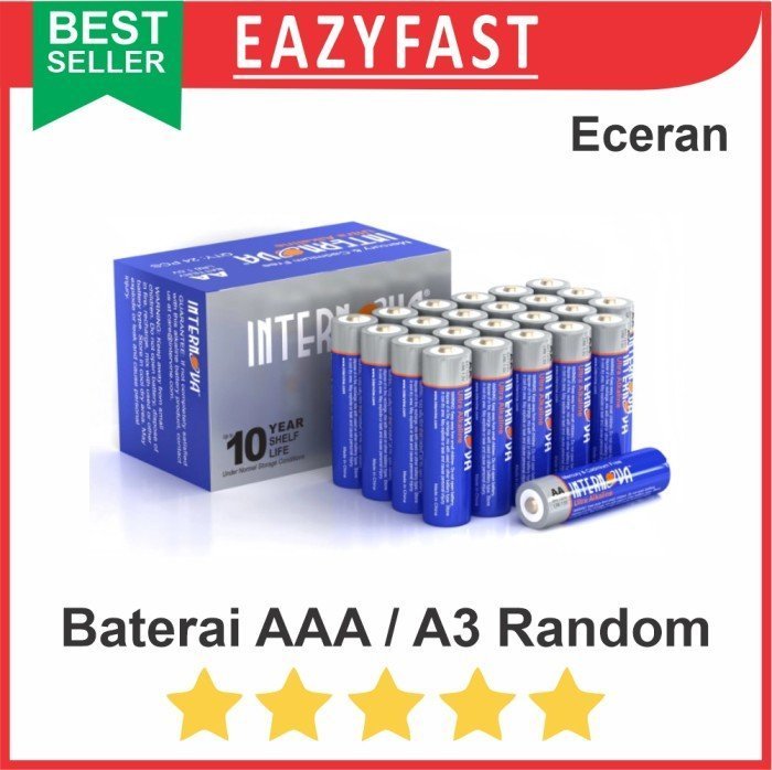 ginee_20241206112559858_7875349764.jpeg Baterai AAA A3 Remote TV Merk Random Satuan Eceran bkn ABC Alkaline - Image 1