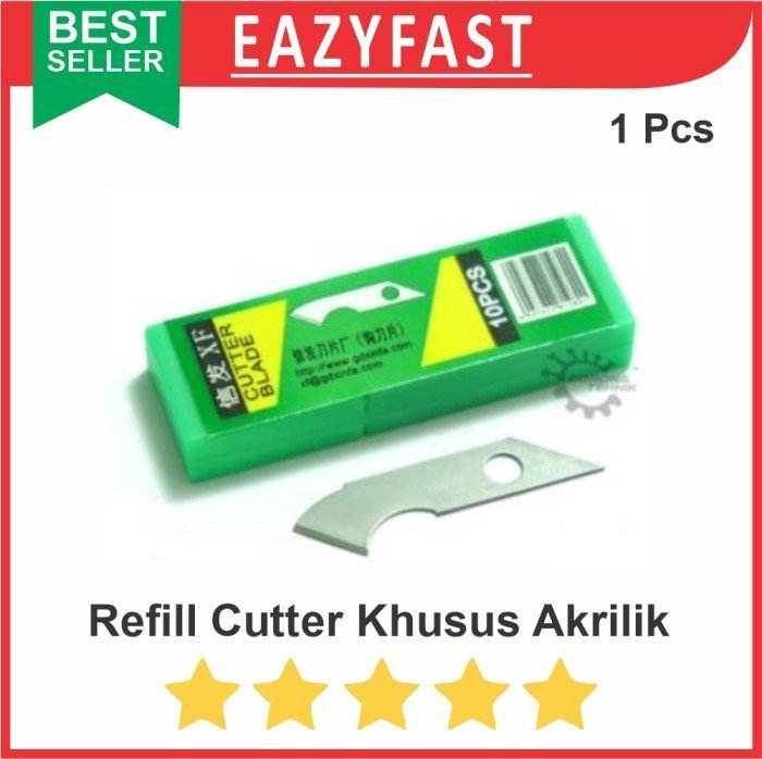 ginee_20241206121256956_8456981338.jpeg Isi Refill Mata Cutter Acrylic Kater Khusus Akrilik Alat Potong Mika - Image 1
