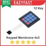 Keypad Numpad Membran 4x3 3x4 12 Matrix Arduino Sensor Button Input