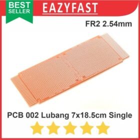 PCB 002 Lubang IC 7x18 Single Bolong Titik Matrix PCB002 Pertinak FR2
