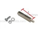 Spacer 20mm 2cm m3 Kaki Dudukan PCB Kuningan Metal Besi 1 set hex - Image 2