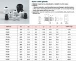 Kabel Cable Gland PG11 PG 11 PVC Waterproof IP68 Water Proof IP 68 Hitam Putih Glen Box Panel Listrik 5mm 10mm - Image 2