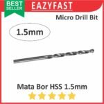 Mata Bor Micro Drill Bits HSS 1.5mm 1.5 mm Straight Shank