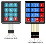 Keypad Numpad 4x4 Matrix 16 Key Tombol Membran Switch Push Button Keyboard  ESP Arduino Compatible - Image 2