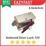 Aktuator Selenoid Door Lock 12V DC Kunci Pintu Elektrik Otomatis RFID Solenoid