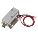 Lubang Selenoid Door Lock Guide Female Kunci Pintu Elektrik Otomatis RFID Solenoid - Image 3
