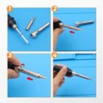 Mata Solder Station Tip Adjustable 60W 80W Set 15 in 1 Full Tembaga 60 Watt 80 Watt Service HP SMD - Image 3