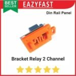Bracket Dudukan Modul Relay 2 Channel Module MCB Din Rail Rel Panel - Image 2