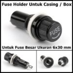 Fuse Holder Panel Rumah Sekring Kaca Tabung Besarl 6x30 6x30mm 6 x 20 - Image 2