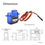 Motor Servo RC SG90 180 Degree Sudut Derajat Drajat 9 G Gram 9g Mini Micro Gear Box Gearbox SG90S SG 90S 90 S Tower Pro TowerPro - Image 2