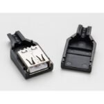 Socket USB 2.0 Connector Female Kosong DIY Plug Type A Jack Betina 4P - Image 2