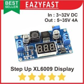 XL6009 Adjustable DC-DC Step Up Boost Converter Display Voltmeter