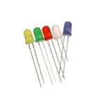 Lampu LED 5mm Warna Diffused Merah Hijau Biru Kuning Orange Putih Red Green Blue Yellow White 5 mm - Image 2