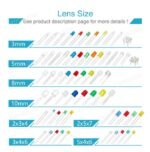 Lampu LED 8mm Straw Hat Clear Bening Merah Hijau Biru Kuning Orange Putih Red Green Blue Yellow Straw Hat 5 mm Clean Transparan Transparent - Image 3