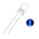 Lampu LED 5mm Warna Clear Bening Merah Hijau Biru Kuning Orange Putih Red Green Blue Yellow White 5 mm Transparan Transparent Clean - Image 2