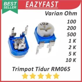 Trimpot 100 200 500 1K 2K 5K 10K 1 2 5 10 K Ohm Potensio Variable Resistor RM065 Potentiometer Tidur 101 201 501 102 202 502 103