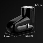 Kunci Gembok Piringan Rem Cakram Sepeda Motor MC2 Brake Disc PadLock Ganda Safety Lock Model U - Image 2