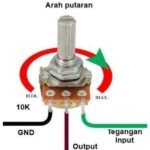 Potensiometer 6P 6 P Pin Kaki Stereo B Linear 1K 2K 5K 10K 20K Potensio Potentio Meter Potentiometer 1 2 5 10 20 K Ohm - Image 2