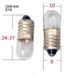 Lampu Senter Kecil E10 10mm 1 Watt Fitting Holder Rumah Dudukan Praktek Praktikum Praktik Bohlam LED - Image 3