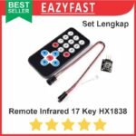 Remote Control 17 Tombol Key Infrared Infra Merah IR Arduino Sensor