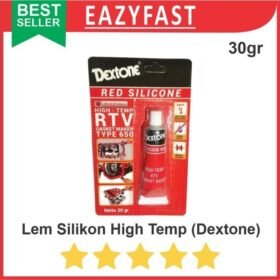 Lem Silicone High Temp Gasket Dextone Lem Seal Red Merah Suhu Panas